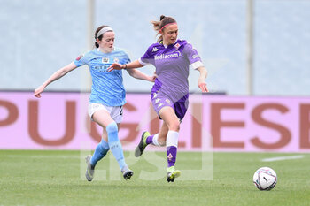 2021-03-11 - Martina Zanoli (Fiorentina Femminile) and Rose Lavelle (Manchester City) - FIORENTINA FEMMINILE VS MANCHERSTER CITY - UEFA CHAMPIONS LEAGUE WOMEN - SOCCER