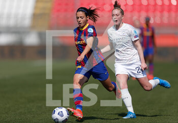 2021-03-24 - Aitana Bonmati (FC Barcelona) e Keira Walsh (Manchester City) - BARCELONA WOMEN VS MANCHESTER CITY - UEFA CHAMPIONS LEAGUE WOMEN - SOCCER