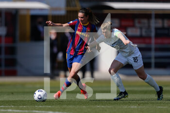 2021-03-24 - Ellen White (Manchester City) e Aitana Bonmati (FC Barcelona) - BARCELONA WOMEN VS MANCHESTER CITY - UEFA CHAMPIONS LEAGUE WOMEN - SOCCER