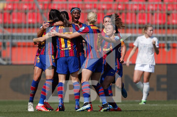 2021-03-24 - Asisat Oshoala (FC Barcelona) esultanza dopo aver segnato il gol del vantaggio - BARCELONA WOMEN VS MANCHESTER CITY - UEFA CHAMPIONS LEAGUE WOMEN - SOCCER