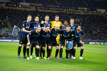 2018-12-11 - Formazione Inter durante la partita di calcio Champions League Inter Vs PSV Eindhoven - INTER VS PSV - UEFA CHAMPIONS LEAGUE - SOCCER