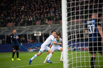 2018-12-11 - Goal di Lozano durante la partita di calcio Champions League Inter Vs PSV Eindhoven - INTER VS PSV - UEFA CHAMPIONS LEAGUE - SOCCER