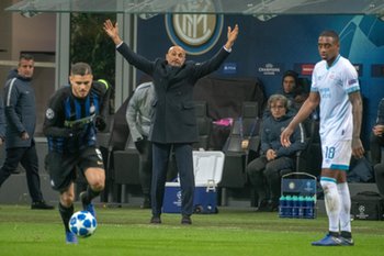 2018-12-11 - Spalletti durante la partita di calcio Champions League Inter Vs PSV Eindhoven - INTER VS PSV - UEFA CHAMPIONS LEAGUE - SOCCER