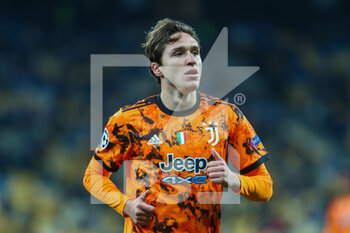 2020-10-20 - Federico Chiesa of Juventus during the UEFA Champions League, Group Stage, Group G football match between Dynamo Kiev and Juventus on October 20, 2020 at NSK Olimpiyskiy in Kiev, Ukraine - Photo Andrey Lukatsky / Orange Pictures / DPPI - DYNAMO KIEV VS JUVENTUS - UEFA CHAMPIONS LEAGUE - SOCCER