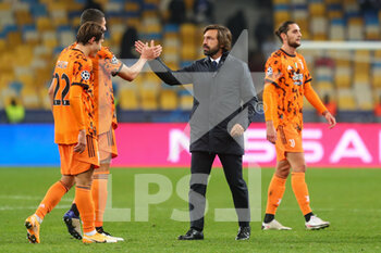 2020-10-20 - Andrea Pirlo, head coach of Juventus after the UEFA Champions League, Group Stage, Group G football match between Dynamo Kiev and Juventus on October 20, 2020 at NSK Olimpiyskiy in Kiev, Ukraine - Photo Andrey Lukatsky / Orange Pictures / DPPI - DYNAMO KIEV VS JUVENTUS - UEFA CHAMPIONS LEAGUE - SOCCER