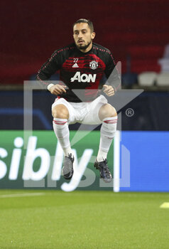2020-10-20 - Alex Telles of Manchester United during the warm up before the UEFA Champions League, Group Stage, Group H football match between Paris Saint-Germain (PSG) and Manchester United (Man U) on October 20, 2020 at Parc des Princes stadium in Paris, France - Photo Jean Catuffe / DPPI - PARIS SAINT-GERMAIN (PSG) VS MANCHESTER UNITED (MAN U) - UEFA CHAMPIONS LEAGUE - SOCCER