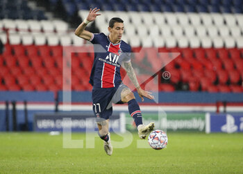 2020-10-20 - Angel Di Maria of PSG during the UEFA Champions League, Group Stage, Group H football match between Paris Saint-Germain (PSG) and Manchester United (Man U) on October 20, 2020 at Parc des Princes stadium in Paris, France - Photo Jean Catuffe / DPPI - PARIS SAINT-GERMAIN (PSG) VS MANCHESTER UNITED (MAN U) - UEFA CHAMPIONS LEAGUE - SOCCER