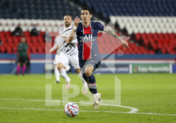 2020-10-20 - Angel Di Maria of PSG during the UEFA Champions League, Group Stage, Group H football match between Paris Saint-Germain (PSG) and Manchester United (Man U) on October 20, 2020 at Parc des Princes stadium in Paris, France - Photo Jean Catuffe / DPPI - PARIS SAINT-GERMAIN (PSG) VS MANCHESTER UNITED (MAN U) - UEFA CHAMPIONS LEAGUE - SOCCER