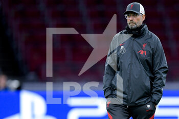 2020-10-21 - Head Coach Jurgen Klopp of Liverpool FC during the UEFA Champions League, Group Stage, Group D football match between Ajax and Liverpool on October 21, 2020 at Johan Cruijff ArenA in Amsterdam, Netherlands - Photo Gerrit van Keulen / Orange Pictures / DPPI - AJAX VS LIVERPOOL - UEFA CHAMPIONS LEAGUE - SOCCER