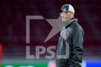 2020-10-21 - Head Coach Jurgen Klopp of Liverpool FC before the UEFA Champions League, Group Stage, Group D football match between Ajax and Liverpool on October 21, 2020 at Johan Cruijff ArenA in Amsterdam, Netherlands - Photo Gerrit van Keulen / Orange Pictures / DPPI - AJAX VS LIVERPOOL - UEFA CHAMPIONS LEAGUE - SOCCER