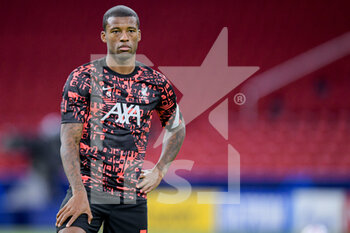 2020-10-21 - Georginio Wijnaldum of Liverpool FC warms up before the UEFA Champions League, Group Stage, Group D football match between Ajax and Liverpool on October 21, 2020 at Johan Cruijff ArenA in Amsterdam, Netherlands - Photo Gerrit van Keulen / Orange Pictures / DPPI - AJAX VS LIVERPOOL - UEFA CHAMPIONS LEAGUE - SOCCER