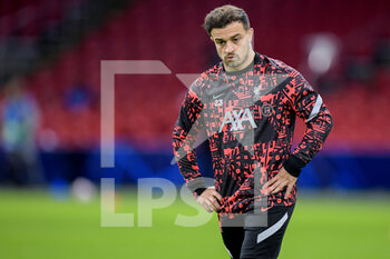 2020-10-21 - Xherdan Shaqiri of Liverpool FC warms up before the UEFA Champions League, Group Stage, Group D football match between Ajax and Liverpool on October 21, 2020 at Johan Cruijff ArenA in Amsterdam, Netherlands - Photo Gerrit van Keulen / Orange Pictures / DPPI -  AJAX VS LIVERPOOL - UEFA CHAMPIONS LEAGUE - SOCCER
