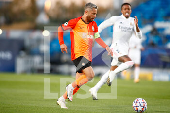 2020-10-21 - Marlos Romero of Shakhtar Donetsk in action during the UEFA Champions League, Group Stage, Group B football match between Real Madrid and Shakhtar Donetsk on October 21, 2020 at Alfredo Di Stefano stadium in Madrid, Spain - Photo Oscar J Barroso / Spain DPPI / DPPI - REAL MADRID VS SHAKHTAR DONETSK - UEFA CHAMPIONS LEAGUE - SOCCER