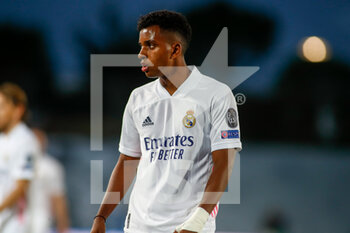 2020-10-21 - Rodrygo Silva de Goes of Real Madrid looks on during the UEFA Champions League, Group Stage, Group B football match between Real Madrid and Shakhtar Donetsk on October 21, 2020 at Alfredo Di Stefano stadium in Madrid, Spain - Photo Oscar J Barroso / Spain DPPI / DPPI - REAL MADRID VS SHAKHTAR DONETSK - UEFA CHAMPIONS LEAGUE - SOCCER