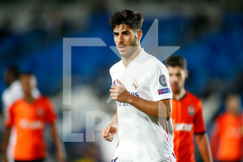 2020-10-21 - Marco Asensio of Real Madrid during the UEFA Champions League, Group Stage, Group B football match between Real Madrid and Shakhtar Donetsk on October 21, 2020 at Alfredo Di Stefano stadium in Madrid, Spain - Photo Oscar J Barroso / Spain DPPI / DPPI - REAL MADRID VS SHAKHTAR DONETSK - UEFA CHAMPIONS LEAGUE - SOCCER