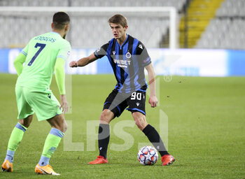 2020-10-28 - Charles De Ketelaere of Club Brugge during the UEFA Champions League, Group Stage, Group F football match between Club Brugge and SS Lazio on October 28, 2020 at Jan Breydelstadion in Bruges, Belgium - Photo Jean Catuffe / DPPI - CLUB BRUGGE VS SS LAZIO - UEFA CHAMPIONS LEAGUE - SOCCER