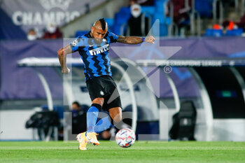 2020-11-03 - Arturo Vidal of Inter in action during the UEFA Champions League, Group Stage, Group B football match between Real Madrid CF and FC Internazionale on November 3, 2020 at Alfredo Di Stefano stadium in Valdebebas near Madrid, Spain - Photo Oscar J Barroso / Spain DPPI / DPPI - REAL MADRID CF VS FC INTERNAZIONALE - UEFA CHAMPIONS LEAGUE - SOCCER