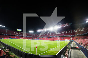 2020-11-04 - General view during the UEFA Champions League, Group Stage, Group E football match between Sevilla FC and FK Krasnodar on November 4, 2020 at Ramon Sanchez Pizjuan Stadium in Sevilla, Spain - Photo Joaquin Corchero / Spain DPPI / DPPI - SEVILLA FC VS FK KRASNODAR - UEFA CHAMPIONS LEAGUE - SOCCER