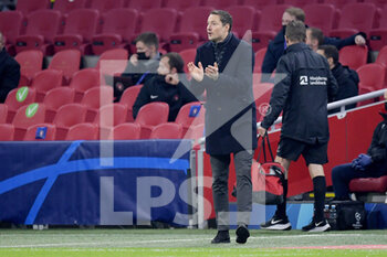 2020-11-25 - Coach Brian Priske of FC Midtjylland during the UEFA Champions League, Group D football match between Ajax and Midtjylland on november 25, 2020 at Johan Cruijff Arena in Amsterdam, Netherlands - Photo Gerrit van Keulen / Orange Pictures / DPPI - AJAX VS MIDTJYLLAND - UEFA CHAMPIONS LEAGUE - SOCCER