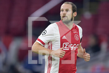 2020-11-25 - Daley Blind of Ajax during the UEFA Champions League, Group D football match between Ajax and Midtjylland on november 25, 2020 at Johan Cruijff Arena in Amsterdam, Netherlands - Photo Gerrit van Keulen / Orange Pictures / DPPI - AJAX VS MIDTJYLLAND - UEFA CHAMPIONS LEAGUE - SOCCER