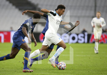 2020-11-25 - Marley Ake of Marseille during the UEFA Champions League, Group C football match between Olympique de Marseille and FC Porto on November 25, 2020 at Orange Velodrome stadium in Marseille, France - Photo Jean Catuffe / DPPI - OLYMPIQUE DE MARSEILLE VS FC PORTO - UEFA CHAMPIONS LEAGUE - SOCCER