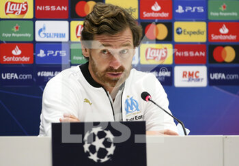 2020-11-25 - Coach of Olympique de Marseille Andre Villas-Boas during the post match press conference following the UEFA Champions League, Group C football match between Olympique de Marseille and FC Porto on November 25, 2020 at Orange Velodrome stadium in Marseille, France - Photo Jean Catuffe / DPPI - OLYMPIQUE DE MARSEILLE VS FC PORTO - UEFA CHAMPIONS LEAGUE - SOCCER