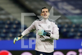 2020-12-01 - Manchester City goalkeeper Ederson warms up before the UEFA Champions League, Group C football match between FC Porto and Manchester City on December 1, 2020 at Estadio do Dragao in Porto, Portugal - Photo Nuno Guimaraes / ProSportsImages / DPPI - FC PORTO VS MANCHESTER CITY - UEFA CHAMPIONS LEAGUE - SOCCER