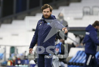 2020-12-01 - Coach of Olympique de Marseille Andre Villas-Boas during the UEFA Champions League, Group C football match between Olympique de Marseille (OM) and Olympiacos FC (Olympiakos) on December 1, 2020 at Stade Velodrome in Marseille, France - Photo Jean Catuffe / DPPI - OLYMPIQUE DE MARSEILLE VS OLYMPIACOS FC - UEFA CHAMPIONS LEAGUE - SOCCER