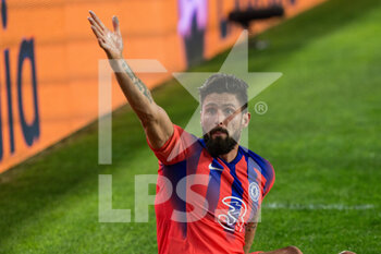2020-12-02 - Olivier Giroud of Chelsea during the UEFA Champions League, Group E football match between Sevilla FC and Chelsea FC on December 2, 2020 at Ramon Sanchez Pizjuan Stadium in Sevilla, Spain - Photo Joaquin Corchero / Spain DPPI / DPPI - SEVILLA FC VS CHELSEA FC - UEFA CHAMPIONS LEAGUE - SOCCER