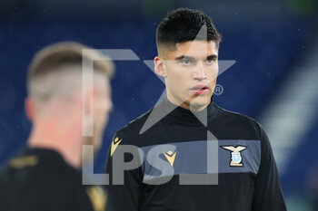 2020-12-08 - Joaquin Correa of Lazio during warm up before the UEFA Champions League, Group F football match between SS Lazio and Club Brugge KV on December 8, 2020 at Stadio Olimpico in Rome, Italy - Photo Federico Proietti / DPPI - SS LAZIO VS CLUB BRUGGE KV - UEFA CHAMPIONS LEAGUE - SOCCER