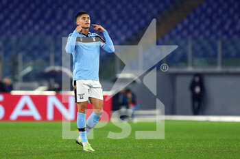 2020-12-08 - Joaquin Correa of Lazio gestures during the UEFA Champions League, Group F football match between SS Lazio and Club Brugge KV on December 8, 2020 at Stadio Olimpico in Rome, Italy - Photo Federico Proietti / DPPI - SS LAZIO VS CLUB BRUGGE KV - UEFA CHAMPIONS LEAGUE - SOCCER
