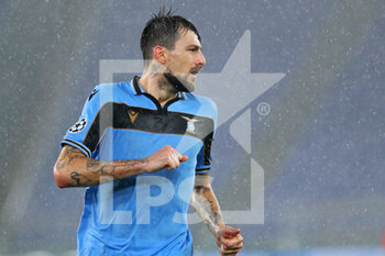 2020-12-08 - Francesco Acerbi of Lazio in action during the UEFA Champions League, Group F football match between SS Lazio and Club Brugge KV on December 8, 2020 at Stadio Olimpico in Rome, Italy - Photo Federico Proietti / DPPI - SS LAZIO VS CLUB BRUGGE KV - UEFA CHAMPIONS LEAGUE - SOCCER