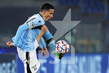 2020-12-08 - Luiz Felipe of Lazio in action during the UEFA Champions League, Group F football match between SS Lazio and Club Brugge KV on December 8, 2020 at Stadio Olimpico in Rome, Italy - Photo Federico Proietti / DPPI - SS LAZIO VS CLUB BRUGGE KV - UEFA CHAMPIONS LEAGUE - SOCCER