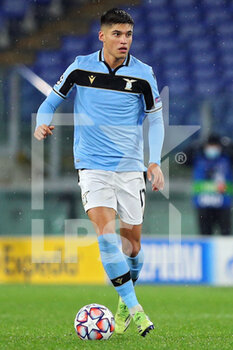 2020-12-08 - Joaquin Correa of Lazio in action during the UEFA Champions League, Group F football match between SS Lazio and Club Brugge KV on December 8, 2020 at Stadio Olimpico in Rome, Italy - Photo Federico Proietti / DPPI - SS LAZIO VS CLUB BRUGGE KV - UEFA CHAMPIONS LEAGUE - SOCCER