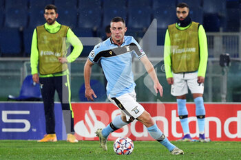 2020-12-08 - Adam Marusic of Lazio in action during the UEFA Champions League, Group F football match between SS Lazio and Club Brugge KV on December 8, 2020 at Stadio Olimpico in Rome, Italy - Photo Federico Proietti / DPPI - SS LAZIO VS CLUB BRUGGE KV - UEFA CHAMPIONS LEAGUE - SOCCER