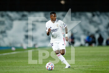 2020-12-09 - Vinicius Junior of Real Madrid in action during the UEFA Champions League, Group B football match between Real Madrid and Borussia Monchengladbach on december 9, 2020 at Ciudad Deportiva Real Madrid in Valdebebas, Madrid, Spain - Photo Oscar J Barroso / Spain DPPI / DPPI - REAL MADRID VS BORUSSIA MONCHENGLADBACH - UEFA CHAMPIONS LEAGUE - SOCCER