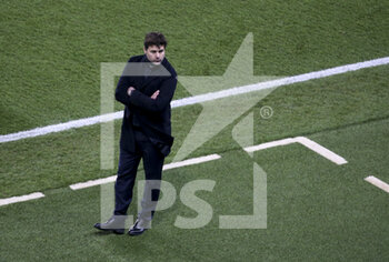 2021-03-10 - Coach of PSG Mauricio Pochettino during the UEFA Champions League, round of 16, 2nd leg football match between Paris Saint-Germain (PSG) and FC Barcelona (Barca) on March 10, 2021 at Parc des Princes stadium in Paris, France - Photo Jean Catuffe / DPPI - PARIS SAINT-GERMAIN (PSG) AND FC BARCELONA (BARCA) - UEFA CHAMPIONS LEAGUE - SOCCER
