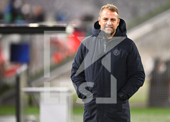 2021-03-17 - Bayern Munich coach Hans-Dieter "Hansi" Flick during the UEFA Champions League, round of 16, 2nd leg football match between Bayern Munich and SS Lazio on March 17, 2021 at Allianz Arena in Munich, Germany - Photo Lennart Preiss / Witters / firo sportphoto / DPPI - BAYERN MUNICH AND SS LAZIO - UEFA CHAMPIONS LEAGUE - SOCCER