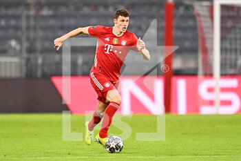 2021-03-17 - Benjamin Pavard of Bayern Munich during the UEFA Champions League, round of 16, 2nd leg football match between Bayern Munich and SS Lazio on March 17, 2021 at Allianz Arena in Munich, Germany - Photo Lennart Preiss / Witters / firo sportphoto / DPPI - BAYERN MUNICH AND SS LAZIO - UEFA CHAMPIONS LEAGUE - SOCCER