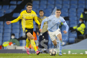2021-04-06 - Manchester City midfielder Phil Foden (47) during the UEFA Champions League, quarter final, 1st leg football match between Manchester City and Borussia Dortmund on April 6, 2021 at the Etihad Stadium in Manchester, England - Photo Craig Galloway / ProSportsImages / DPPI - MANCHESTER CITY AND BORUSSIA DORTMUND - UEFA CHAMPIONS LEAGUE - SOCCER