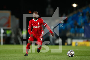 2021-04-06 - Naby Keita of Liverpool during the UEFA Champions League, Quarter final, 1st leg football match between Real Madrid and Liverpool FC on April 6, 2021 at Alfredo Di Stefano stadium in Valdebebas, Madrid, Spain - Photo Oscar J Barroso / Spain DPPI / DPPI - REAL MADRID AND LIVERPOOL FC - UEFA CHAMPIONS LEAGUE - SOCCER