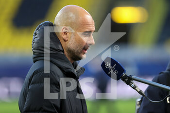 2021-04-14 - Coach Pep Guardiola of Manchester City during the UEFA Champions League, Quarter-Finals, 2nd leg football match between Borussia Dortmund and Manchester City on April 14, 2021 at Signal Iduna Park in Dortmund, Germany - Photo Joachim Bywaletz / Orange Pictures / DPPI - BORUSSIA DORTMUND VS MANCHESTER CITY - UEFA CHAMPIONS LEAGUE - SOCCER