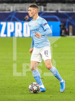 2021-04-14 - Phil Foden of Manchester City during the UEFA Champions League, Quarter-Finals, 2nd leg football match between Borussia Dortmund and Manchester City on April 14, 2021 at Signal Iduna Park in Dortmund, Germany - Photo Joachim Bywaletz / Orange Pictures / DPPI - BORUSSIA DORTMUND VS MANCHESTER CITY - UEFA CHAMPIONS LEAGUE - SOCCER