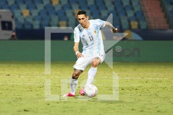2021-07-04 - Angel Di Maria of Argentina during the Copa America 2021, quarter final football match between Argentina and Ecuador on July 4, 2021 at Pedro Ludovico Teixeira Olympic stadium in Goiania, Brazil - Photo Laurent Lairys / DPPI - QUARTER FINAL - ARGENTINA VS ECUADOR - COPA AMERICA - SOCCER