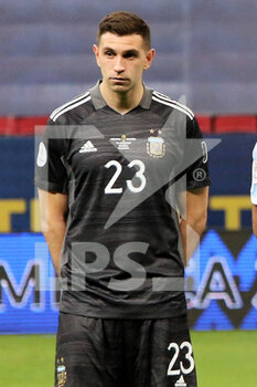 2021-07-07 - Damian Martinez of Argentina during the Copa America 2021, semi-final football match between Argentina and Colombia on July 7, 2021 at Estadio Nacional Mane Garrincha in Brasilia, Brazil - Photo Laurent Lairys / DPPI - COPA AMERICA 2021, SEMI-FINAL - ARGENTINA VS COLOMBIA - COPA AMERICA - SOCCER
