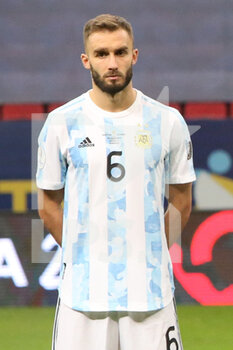 2021-07-07 - German Pezzella of Argentina during the Copa America 2021, semi-final football match between Argentina and Colombia on July 7, 2021 at Estadio Nacional Mane Garrincha in Brasilia, Brazil - Photo Laurent Lairys / DPPI - COPA AMERICA 2021, SEMI-FINAL - ARGENTINA VS COLOMBIA - COPA AMERICA - SOCCER
