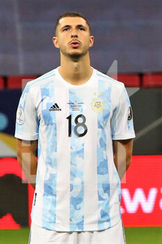 2021-07-07 - Guido Rodriguez of Argentina during the Copa America 2021, semi-final football match between Argentina and Colombia on July 7, 2021 at Estadio Nacional Mane Garrincha in Brasilia, Brazil - Photo Laurent Lairys / DPPI - COPA AMERICA 2021, SEMI-FINAL - ARGENTINA VS COLOMBIA - COPA AMERICA - SOCCER
