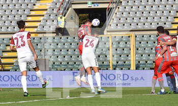 2020-09-30 - Luca Strizzolo (Cremones) segna il 2-0 - CREMONESE VS AREZZO - ITALIAN CUP - SOCCER