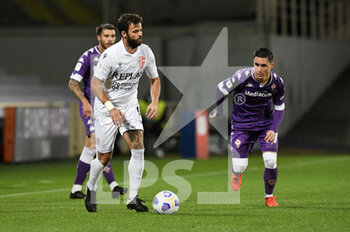 2020-10-28 - Gasbarro of Calcio Padova in action againstJos - FIORENTINA VS PADOVA - ITALIAN CUP - SOCCER