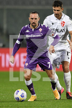 2020-10-28 - Franck Ribery of ACF Fiorentina in action - FIORENTINA VS PADOVA - ITALIAN CUP - SOCCER